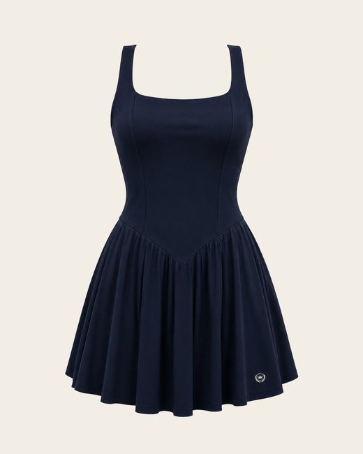 The navy Padel Dress